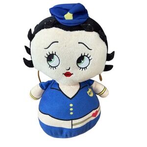 Betty Boop Police Officer Plush Stuffed Toy Kellytoy cute‎ collectible retro
